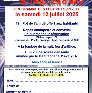 Fête nationale - Feu d'artifice