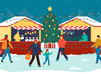 Marché de Noël et vente de sapins - BRAGNY-SUR-SAONE