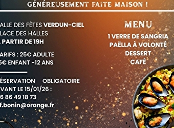 SOIREE PAELLA - VERDUN-CIEL